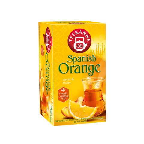 【TEEKANNE 恬康樂】Spanish Orange 香橙蜜桃水果茶 (2.2g x 20包/ 盒)｜無咖啡因