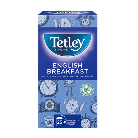 英國★品茶大師完美傑作Tetley泰特利 英式早餐茶(2gx25入/盒)