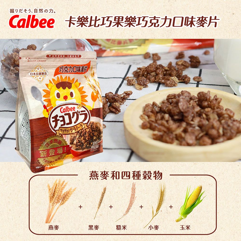 Calbee 卡樂比 巧果樂巧克力口味麥片(300g)