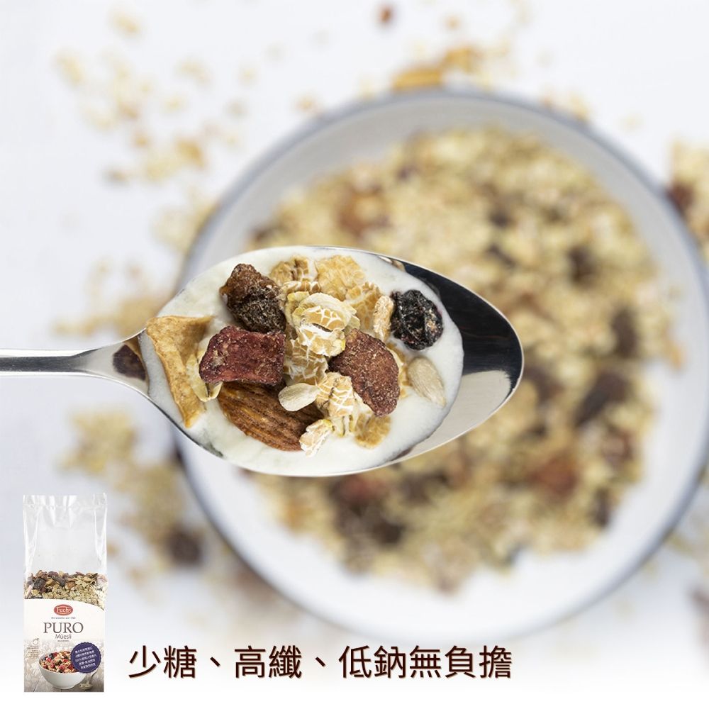 Fuchs 福紅 義大利天然水果穀物麥片脆片 任選2包