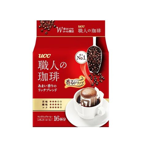 UCC職人濾泡咖啡-甜香芳醇 112公克 (7公克*16袋)