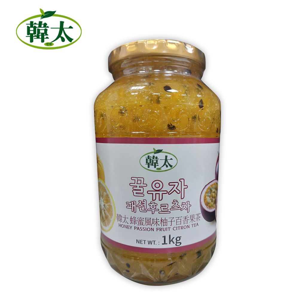 韓太 蜂蜜風味柚子百香果茶1KG