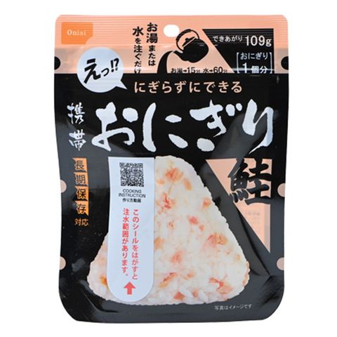 尾西食品 日本尾西Onisi 即食沖泡鮭魚飯糰 (42g/包)