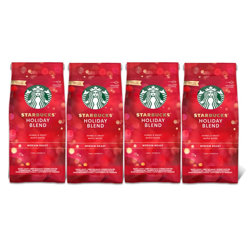 STARBUCKS 星巴克 節日綜合咖啡豆190gx4包