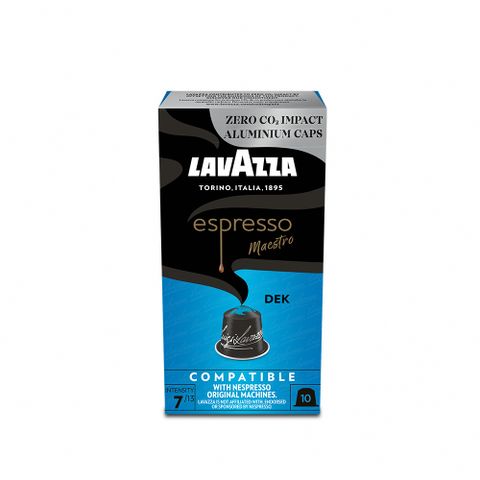 LAVAZZA -NCC鋁製咖啡膠囊07_DEK(10入*58g/盒;適用於Nespresso膠囊機)