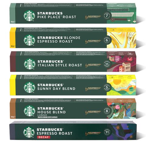 STARBUCKS 星巴克 咖啡膠囊任選(1盒10入) Nespresso膠囊咖啡機適用