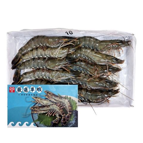 馬來草蝦 10P 約450g/盒 淨重約 250g 淡水養殖