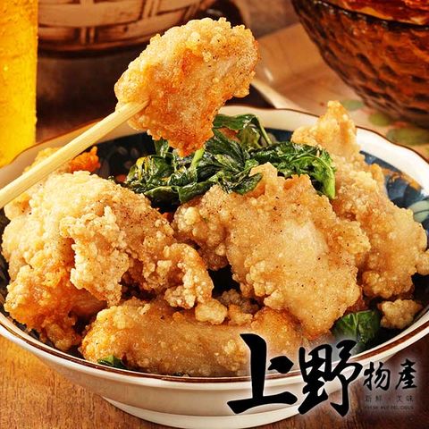 【上野物產】台灣無骨香脆鹹酥雞( 500g土10%/包)X4包 冷凍食品