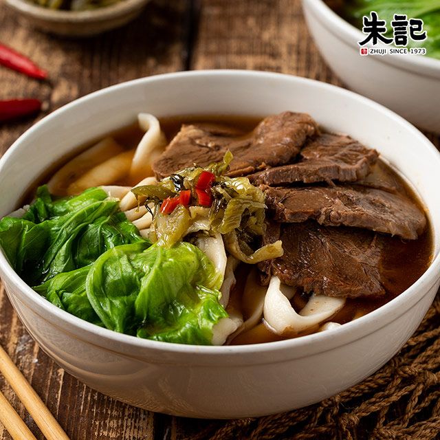 朱記餡餅粥  紅燒牛肉麵(刀削麵) 5袋(內含10包)