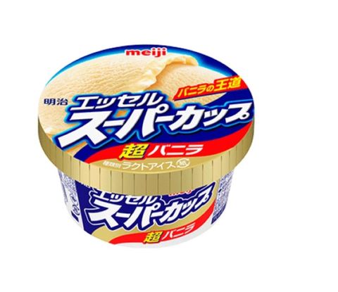 meiji明治 日本原裝進口超級杯冰淇淋200ML-香草