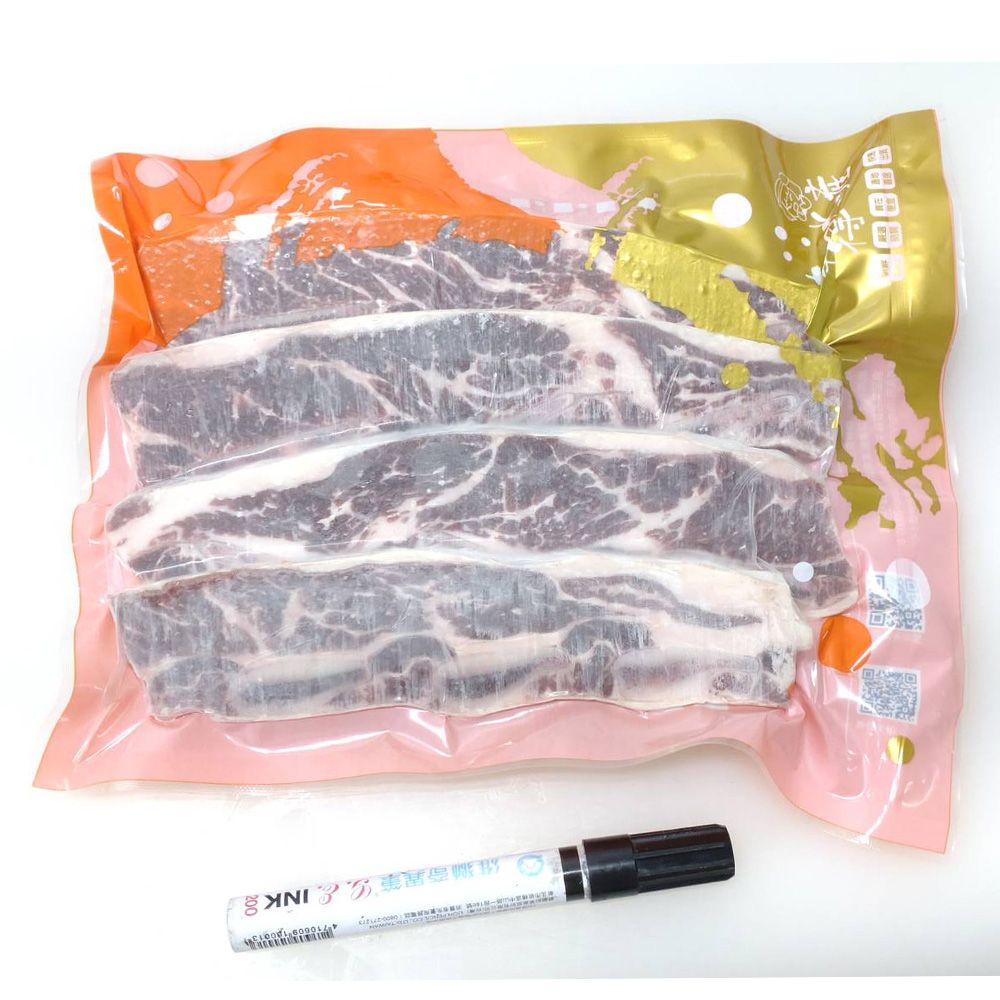 華得水產 美國頂級帶骨牛小排4包組(500g 約4-5片/包)