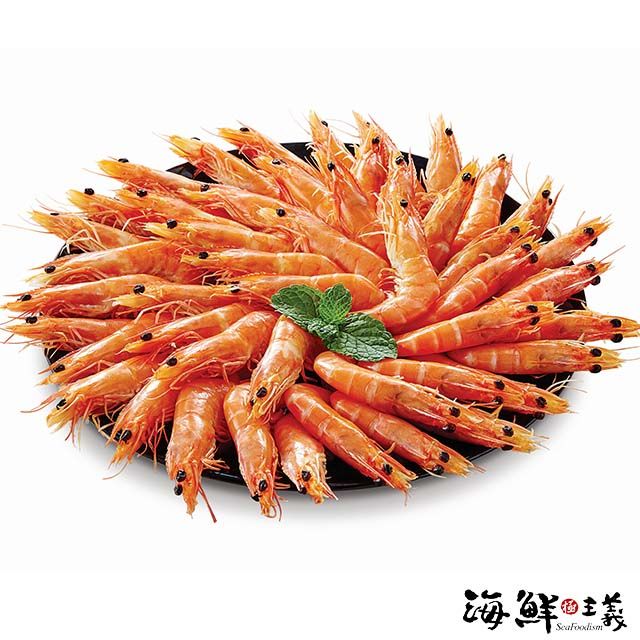 海鮮主義 傳鮮熟白蝦5盒組(1KG/盒;40/50規格;約40-50隻/盒)