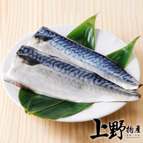 【上野物產】北大西洋薄鹽鯖魚片 (150g±10%/片) x10片