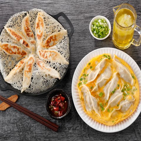 【華得水產】東港水餃+煎餃4包組 任搭任選(高麗菜豬肉/韭菜豬肉)