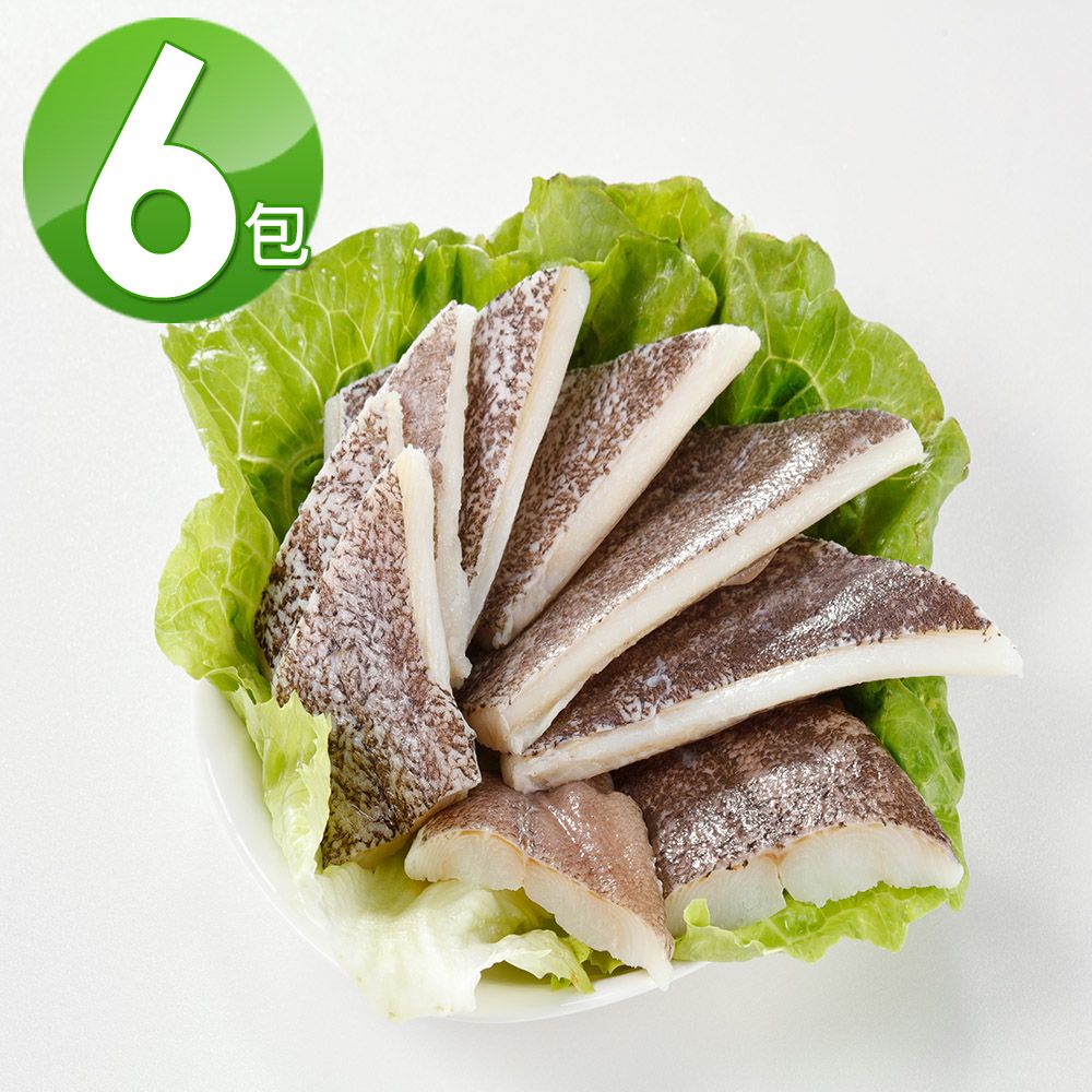 華得水產 扁鱈魚尾巴6包組(500g/包)