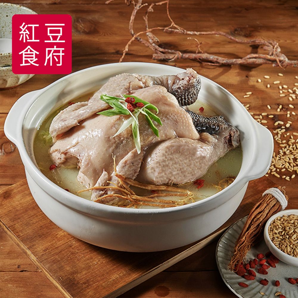 紅豆食府 糙米蔘土雞湯(2500g/盒)