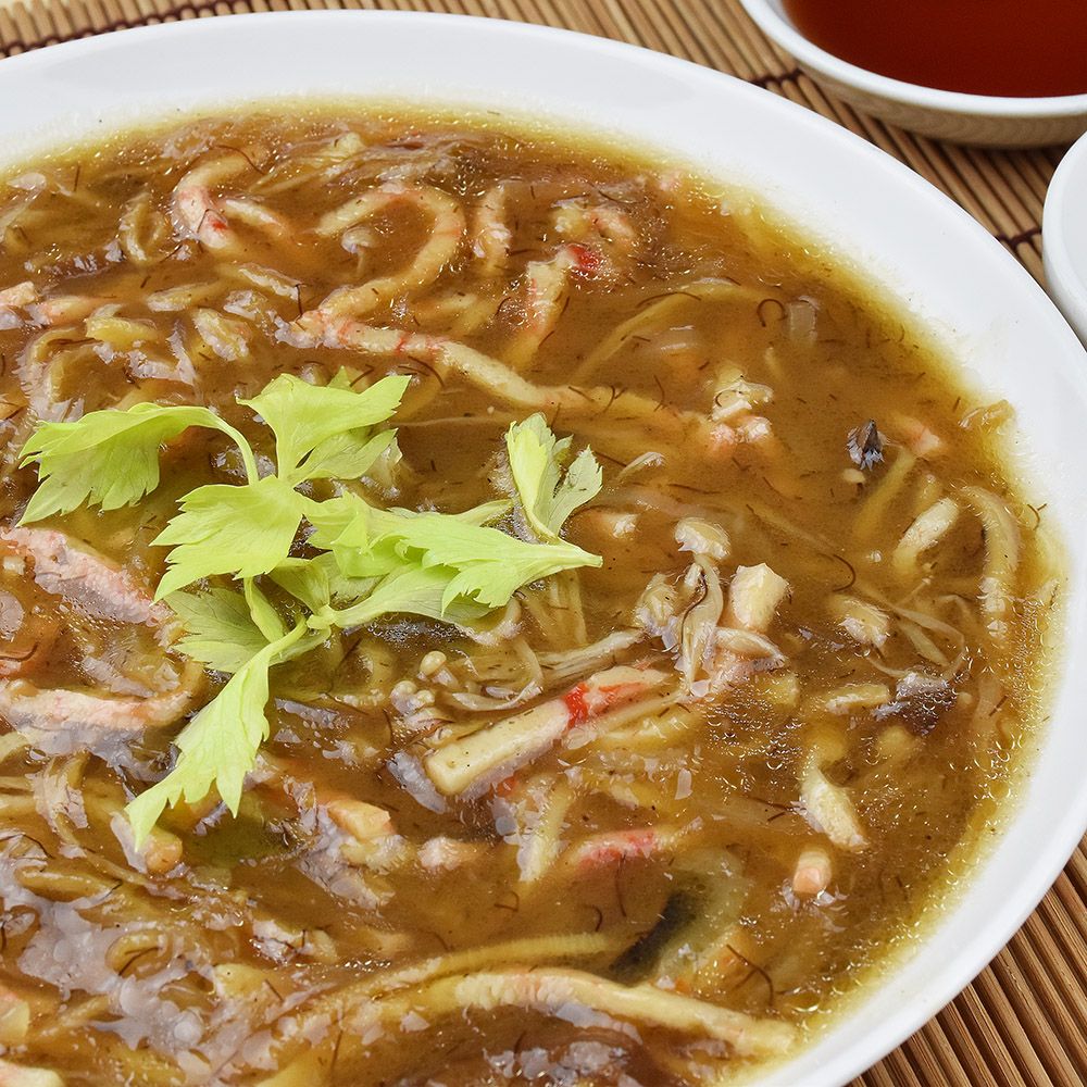 老林記 髮菜魚翅羹-全素(500g±10g/包)