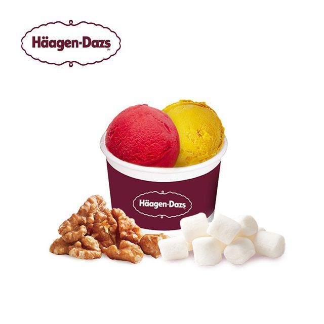 Haagen-Dazs 哈根達斯 哈根達斯 雙球冰淇淋+2款經典配料(外帶) 喜客券_電子憑證