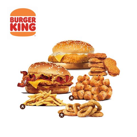 BurgerKing 漢堡王 脆雞鱈魚派對餐 喜客券_電子憑證
