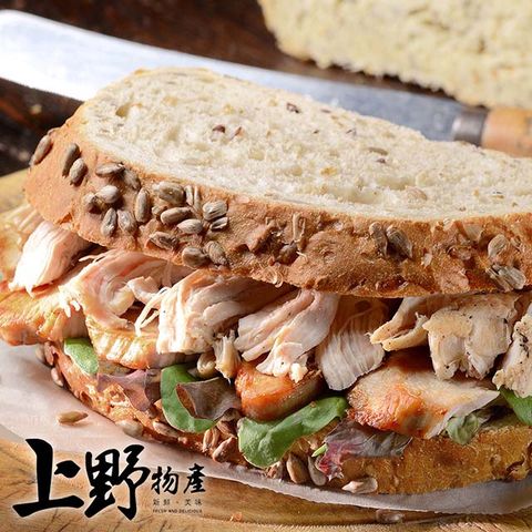 【上野物產】紅龍嚴選 軟嫩煙燻雞肉片 (200g±10%/包) x6包 烤肉 烤肉組