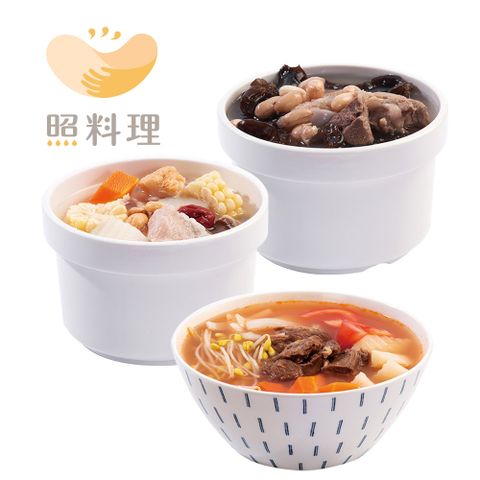 照料理 媽煮湯-高高湯品(奶白雲耳燉圓蹄湯x2袋腰果養生燉子排湯x2袋經典羅宋湯x2袋)