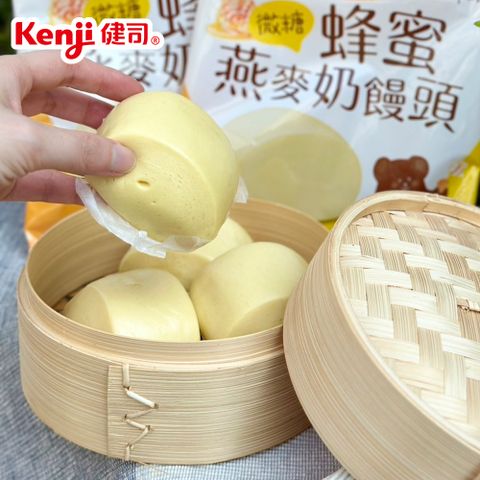 【Kenji健司】每日元氣 蜂蜜燕麥奶饅頭 (320g/8入)