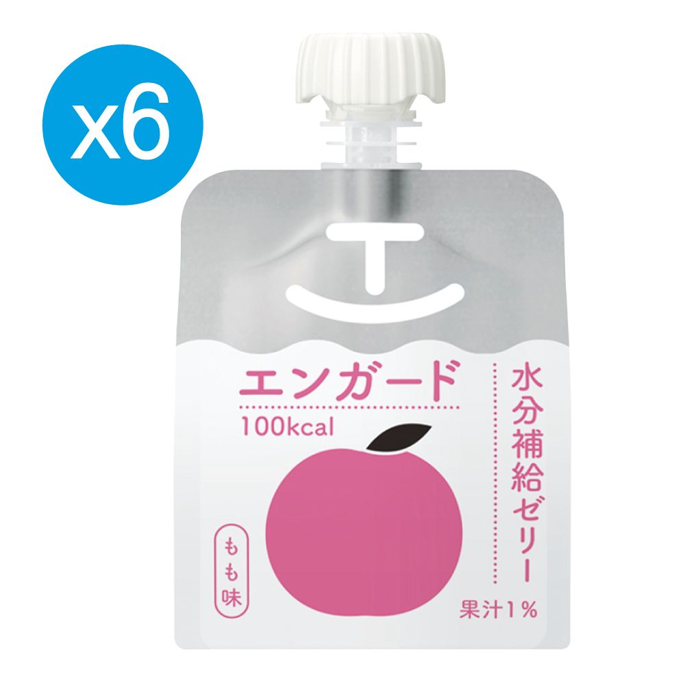  【日本BALANCE沛能思】能量補給果凍水 水蜜桃口味 150gX6