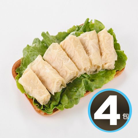 【華得水產】千張滿滿花枝捲4包組(180g/6入/包)