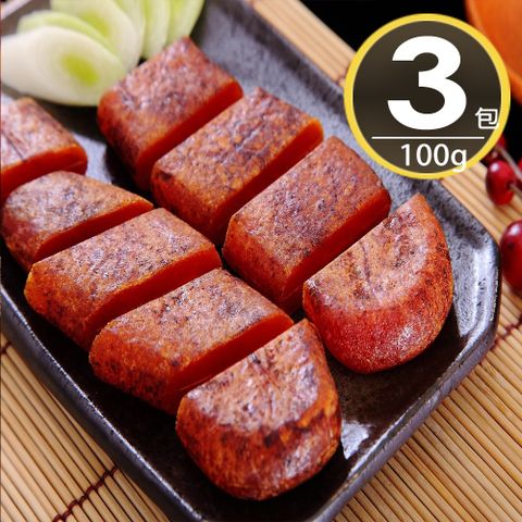 【華得水產】碳烤一口包野生烏魚子3包(100g/包)