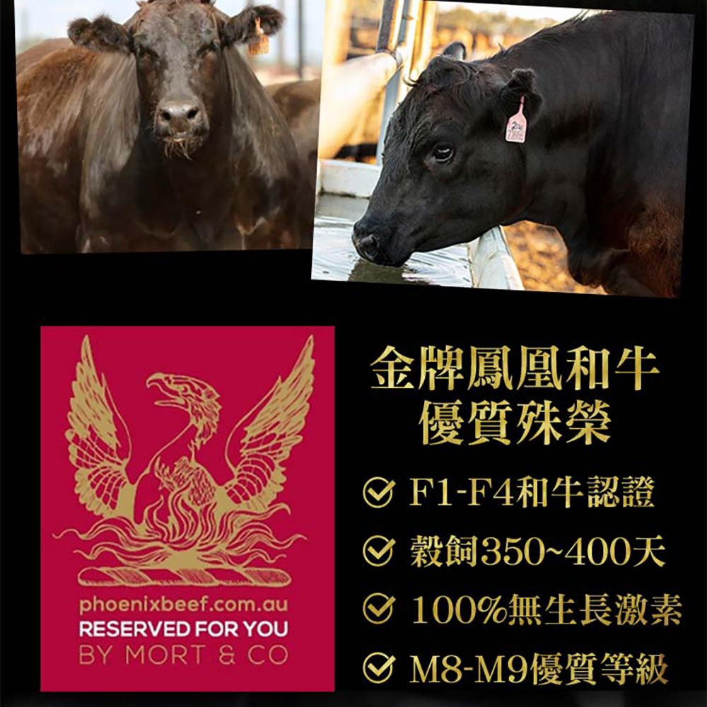 澳洲金牌鳳凰 【享吃肉肉】和牛雪花肉片8包(100g10%/包)