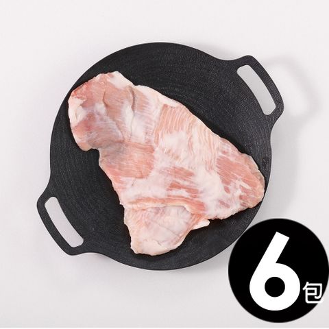 【華得水產】國產頂級黃金松阪豬6包組(250-300g包)