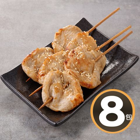 【華得水產】東港手工旗魚黑輪8包組(600g/包)