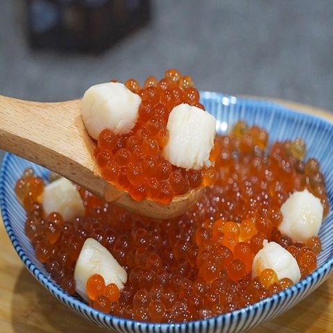 日式干貝鮭魚卵2瓶組(100g)