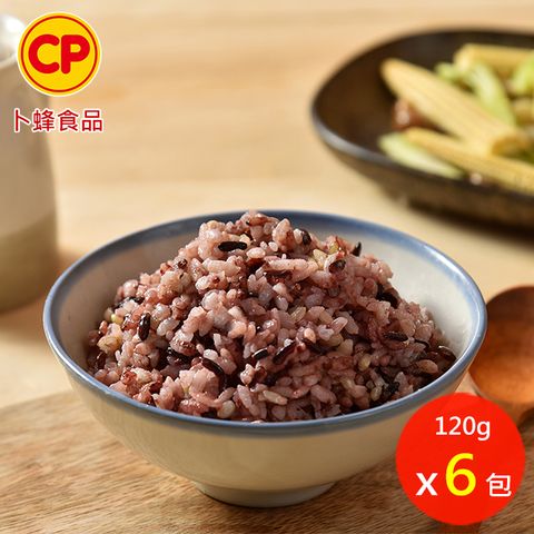 卜蜂 無添加 御品黑米糙米飯(120g/包) 超值6包組