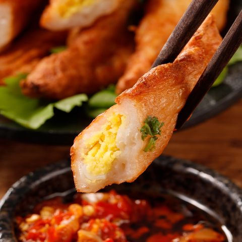 【華得水產】東港旗魚爆蛋黑輪1包組(300g/包)