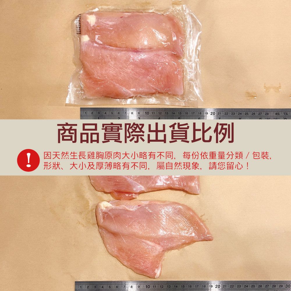 約克街肉舖 台灣國產薄切雞胸肉10片(110g10%/片/2片1包)