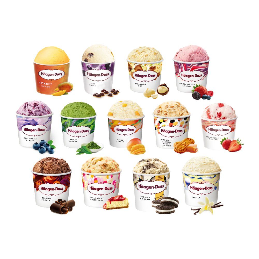 Haagen-Dazs 哈根達斯 繽紛嘉年華迷你杯14入組100ml(官方旗艦直送)
