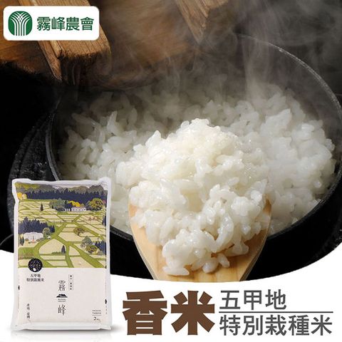 【霧峰農會】霧峰香米-五甲地特別栽種米X1箱(2kgX10包)