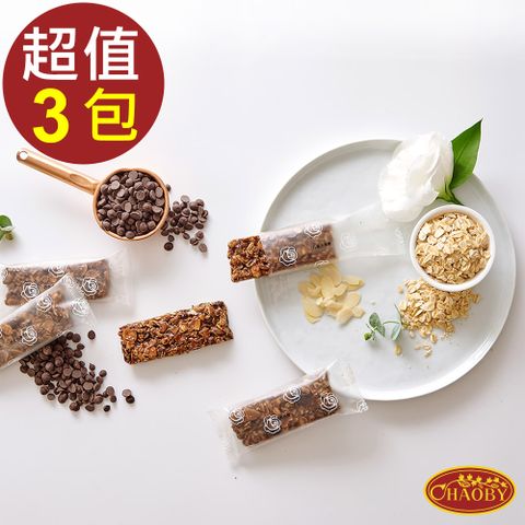 超比食品 輕纖系列燕麥棒-法式可可6支 X3盒