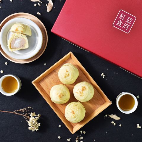 《紅豆食府》麻糬Q芋頭酥禮盒(50g*8顆/盒)
