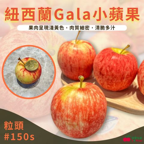 南半球的蘋果產季開始囉!!【舒果SoFresh】紐西蘭加拉Gala蘋果#150s (30顆/約3.4kg/箱)
