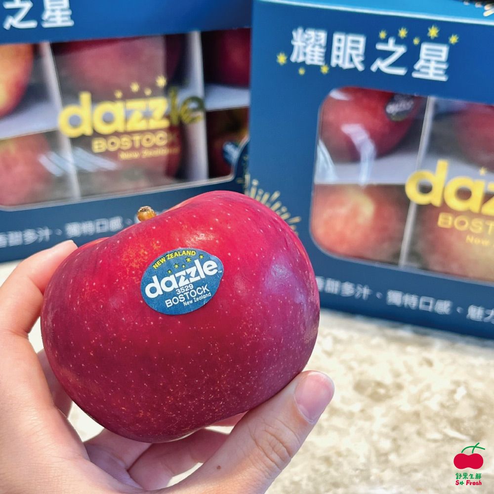 舒果 #90S紐西蘭Dazzle耀眼之星/炫麗蘋果 (6顆/約1.1kg/手提禮盒)