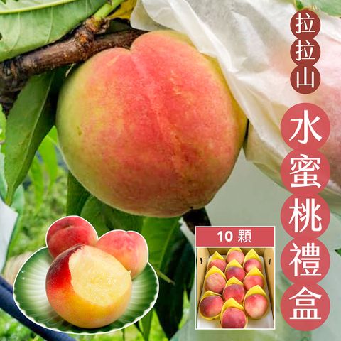 水蜜桃10顆x2盒