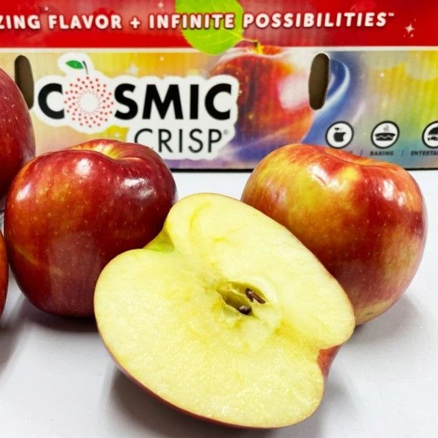RealShop 真食材本舖 Cosmic Crisp美國華盛頓宇宙脆蘋果8顆禮盒裝 約2.6kg±10%