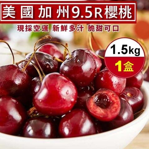 【WANG 蔬果】美國空運加州9.5R櫻桃(1.5kg禮盒)