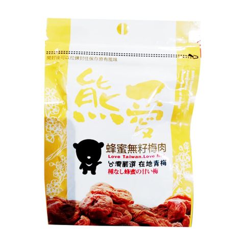 農會出品 - 熊愛 蜂蜜無籽梅肉(20公克x30包)
