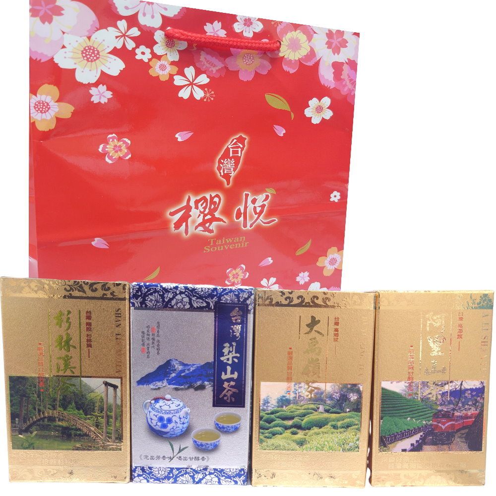  杉林溪茶+梨山茶+大禹嶺茶+阿里山茶 / 高山烏龍茶150gx4包