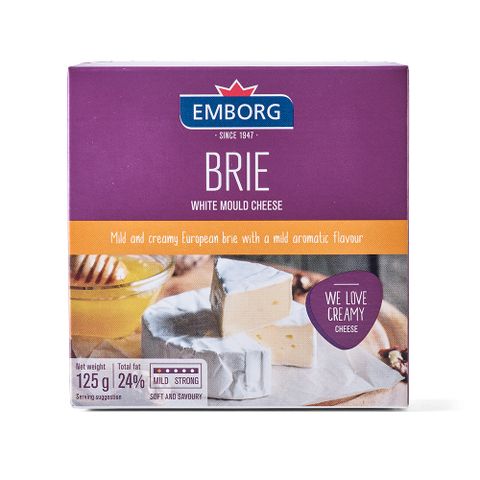 Emborg 安博格 布利乳酪(Brie)125g-冷藏配送 (布里乳酪 / 起司)