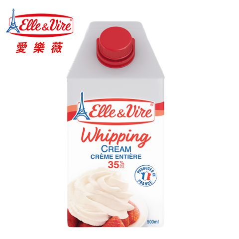 【Elle&amp;Vire 愛樂薇】法國 法國打發鮮奶油500ml-冷藏配送