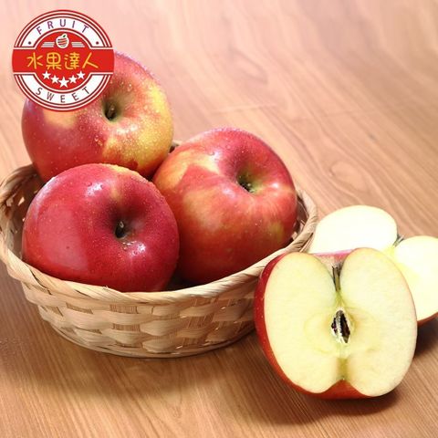 【水果達人】美國大顆富士蜜蘋果12顆裝x1盒(300g±10%/顆)